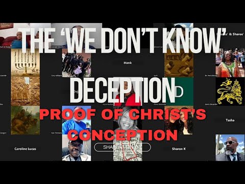 The 'We Don't Know' Deception | Hanukkah | More Evidence of the Conception of HaMashiac (Christ)