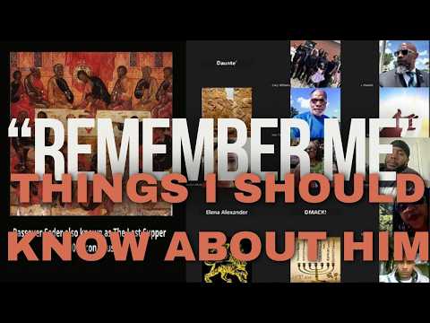 Remember Me | Things I Should Know About Our Messiah | APTTMH!