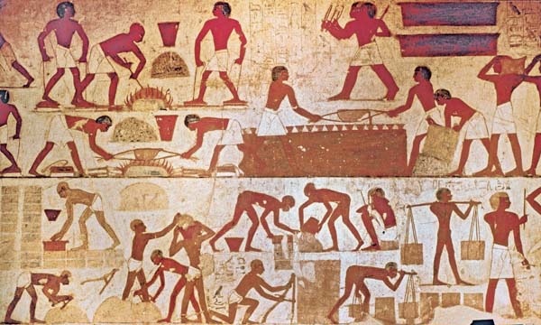 Hebrews Making Bricks In Egypt