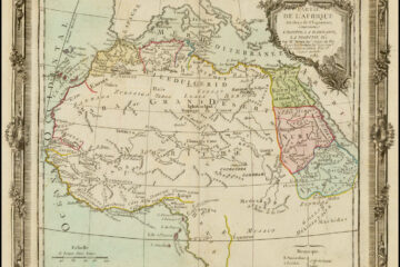 French Map of Juda (Judah) In West Africa