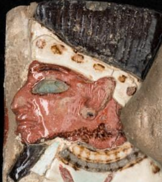 1184 BC – 1153 BC: Tile With Depiction of Philistine Chief