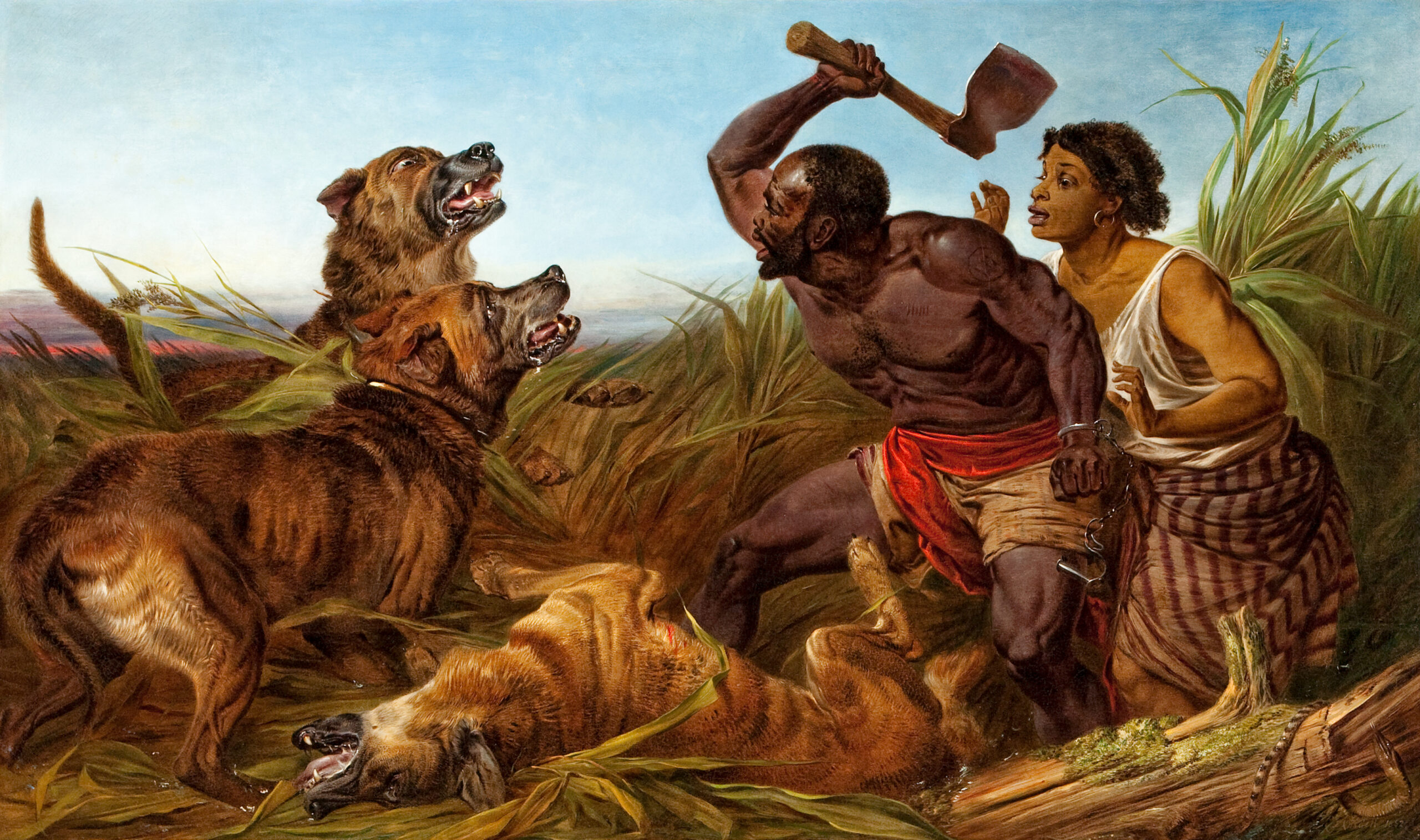 The Hunted Slaves. Ansdell, Richard, English, 1815 - 1885