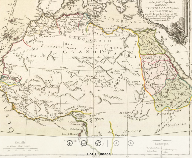 1772 Spanish map Kingdom of Juda